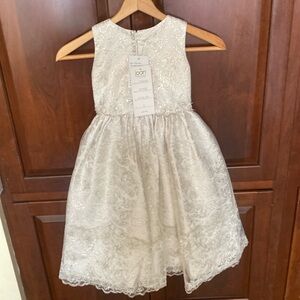 NWT Joan Calabrese for Mon Cheri flower girl dress sz 5